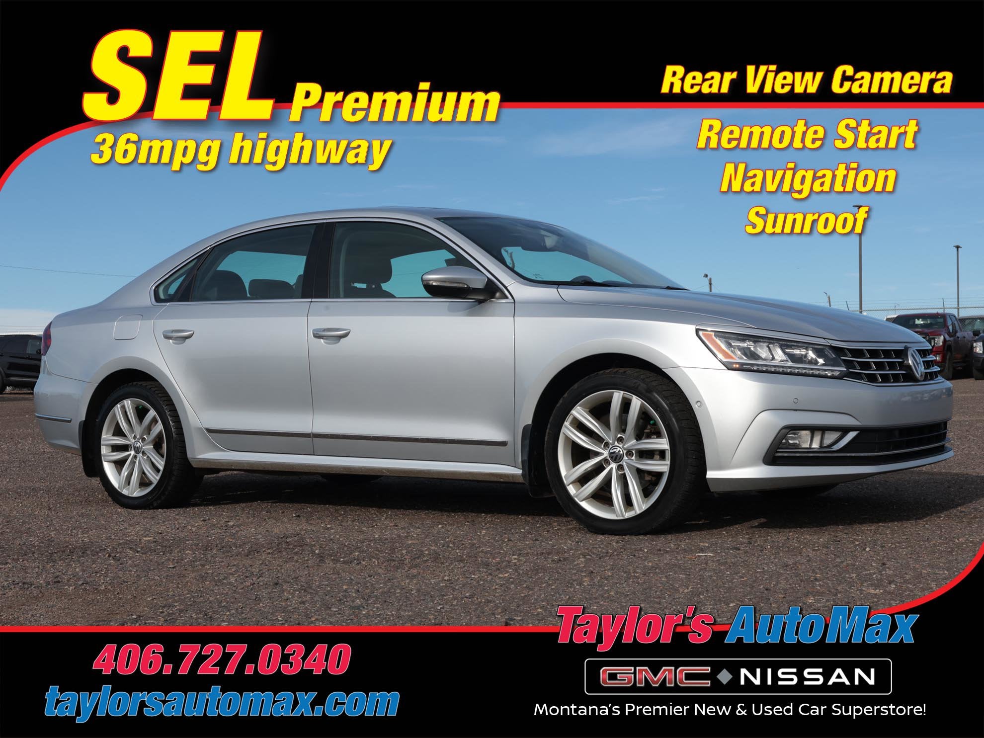 2018 Volkswagen Passat 2.0T SEL Premium